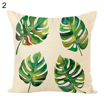 

Sparse Monstera Leaves Square Throw Pillow Case Cushion Cover Sofa Bed Car Decor