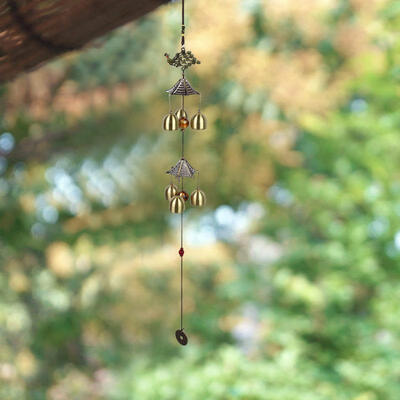 

Greensen Peacock Pattern Metal Wind Chime Craft Ornament Indoor Outdoor Yard Decoration