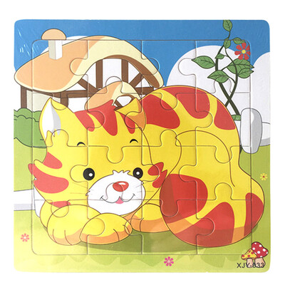 

Tailored Wooden Puzzle Educational Developmental Baby Kids Training Toy