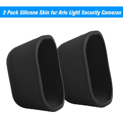 

3 Pack Silicone Skin for Arlo Light Security Cameras Weatherproof UV-resistant Case Black