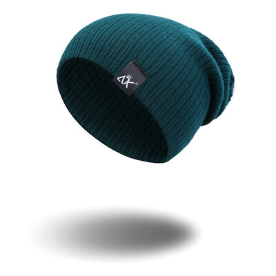 

Fashion Knit Baggy Beanie Winter Hat Ski Slouchy Chic Knitted Cap Wool Beanie Elastic Hat For Women Men Unisex Accessories Gifts