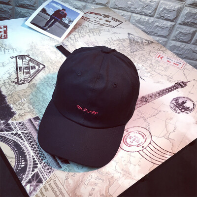 

Hat Female Summer Soft-topped Duck Tongue Cap Student Hundred Letter Embroidery Hat Street Hip Hop Baseball Cap Leisure Male