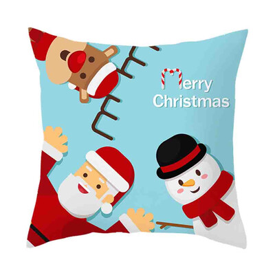 

Siaonvr Christmas Pillow Cover Decor Pillow Case Sofa Waist Throw Cushion Cover