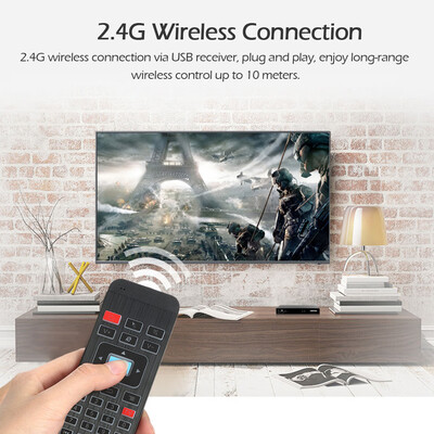 

24G Backlight Air Mouse Wireless Keyboard 6-Axis Sensor Remote Control IR Learning for Smart TV Android TV Box Mini PC