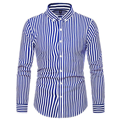 

Tailored Mens New Fashion Printed Long Sleeve Shirts Slim Comfortable Long Sleeve Shirt