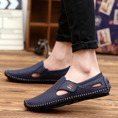 

2019 summer new peas shoes mens sailing shoes social guy mens shoes British wind a pedal lazy tide shoes summer