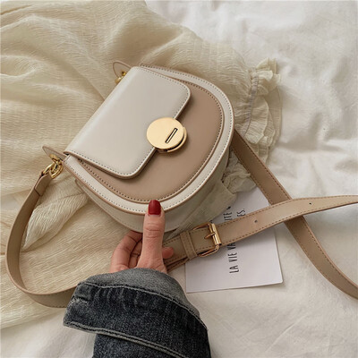 

Summer bag female small fresh summer 2019 new wave Korean version of the wild single shoulder slung fashion texture saddle bag