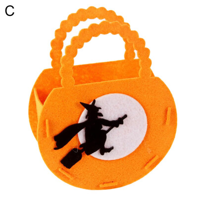 

Portable Halloween Pumpkin Shape Candy Bag Storage Bucket Trick or Treat Decor