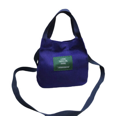 

Outdoor Solid Color Casual Women Canvas Tote Lightweight Crossbody Shoulder Bag