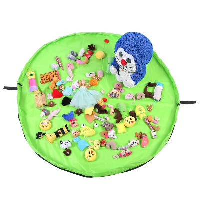 

New Portable Kids Toy Storage Bag Play Mat Toys Organizer Drawstring Pouch Fashion Practical Storage Bags