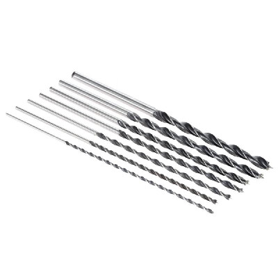 

7pcsset 300mm Extra Long Brad Point High-carbon Steel Wood Drill Bit Set Three Point Woodworking Drill