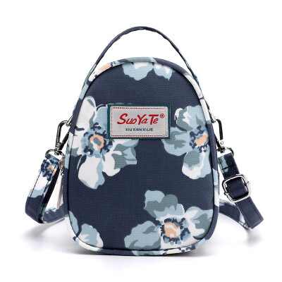 

Mini-Bag Printed Bag Nylon Oxford Slant Bag Portable pocket canvas