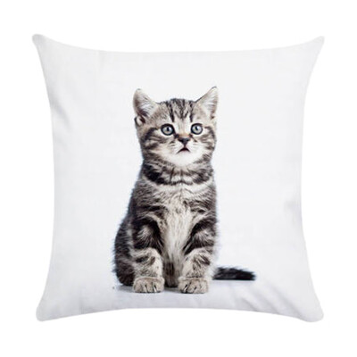 

Animal Cat Pillow Case Pet Cushion Cover For Home Decor Pillowcase