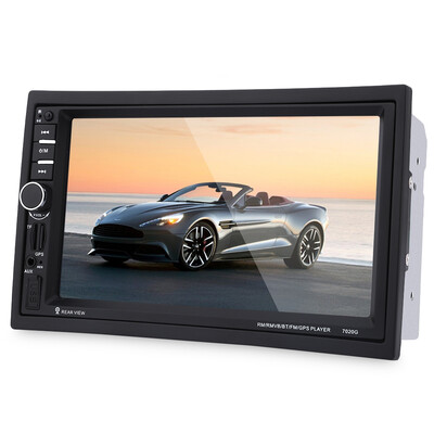 

Refurbished 7020G 7 inch Car Audio Stereo MP5 Player 12V Auto Video Remote Control Rearview Camera GPS Navigation Function