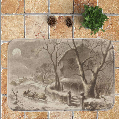 

〖Follure〗Merry Christmas Welcome Doormats Indoor Home Carpets Decor 40x60CM