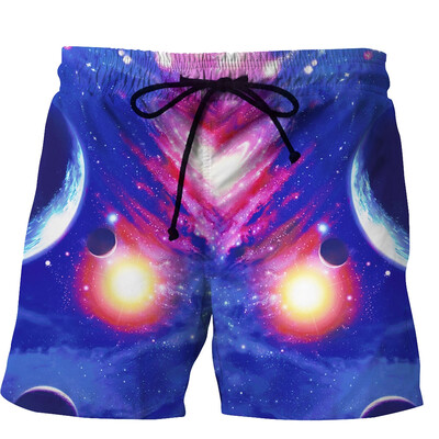 

Men\s Summer 3D Casual Beach Quick Drying Swim Shorts