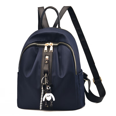 

New Fashion Students Leisure Korean Travel Backpack Simple Soft-leather Ladys Bag Tide