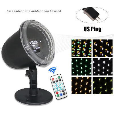 

Christmas Projector Lamp Snowflake Led Projection Light Stage Light IP65 Water-resistant Support Time Setting with Remote Control