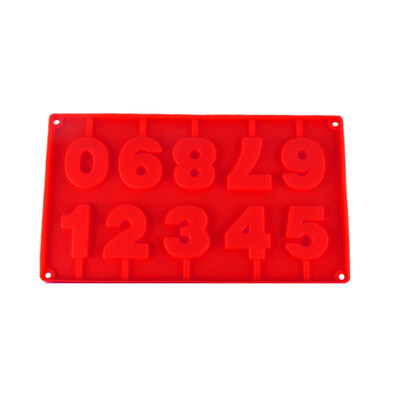 

3D Numbers Silicone Pastry Chocolate Cake Mold Wedding Party DIY Baking Tool