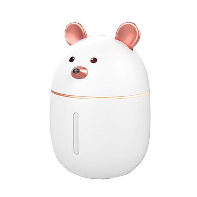 

USB Air Humidifier for Large Bedroom&Baby Whisper Quiet Auto Shut-Off Bear Pink