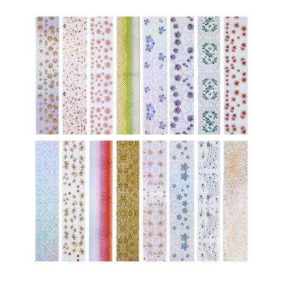 

16pcsset Chinese Style Star Sky Nail Art Stickers Manicure Decals Decor