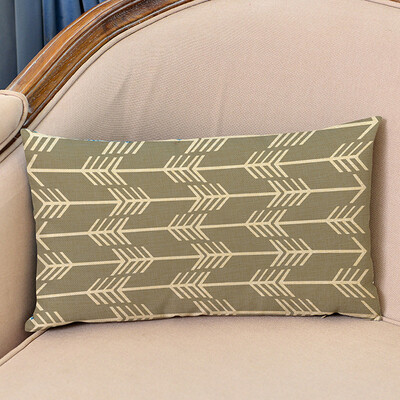 

〖Follure〗Arrow Printing Sofa Bed Home Decoration Festival Pillow Case Cushion Cover A