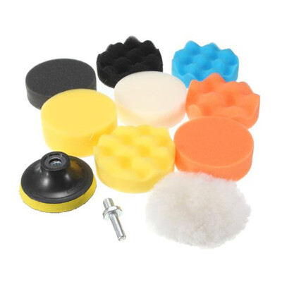 

10PCS 3 Inch Polishing Pad Sponge Buff Buffing Kit Set For Car Polisher Durable