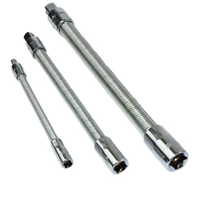 

〖Follure〗3pc Mixed Drive Flexible Socket Extesion Bar Adapter Set 14 38 12
