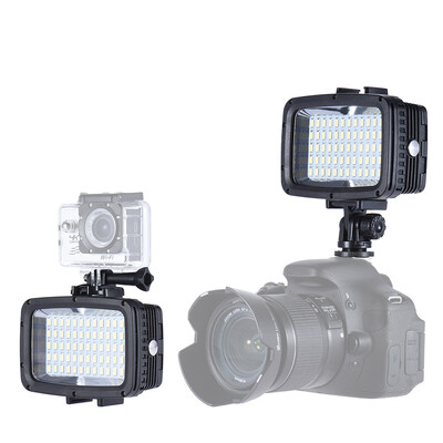

Andoer Ultra Bright 1800LM 3 Modes Waterproof Underwater 40m 5500K 60pcs LED Diving Fill-in Light Video Studio Photo Lamp for GoPr