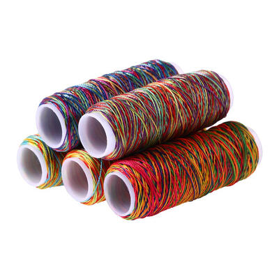 

5pcs 150D High Strength Rainbow Color Sewing Thread LineColor random