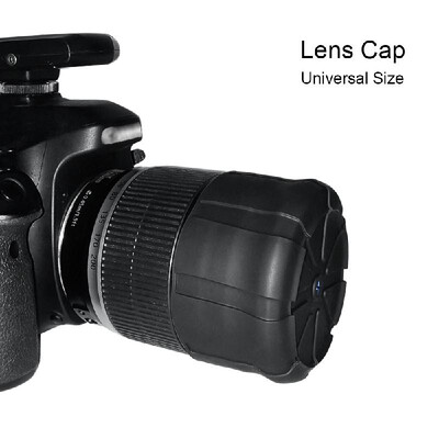 

Silicone Universal Lens Cap Scratch Protective Cover Fits Most DSLR Lenses Waterproof Dustproof