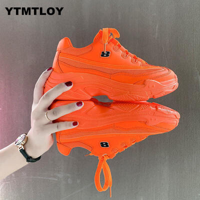 

Mhysa 2019 New Designer Sneakers Women Platform Casual Shoes Fashion Sneakers Platform Basket Femme Yellow Casual Chunky Shoes