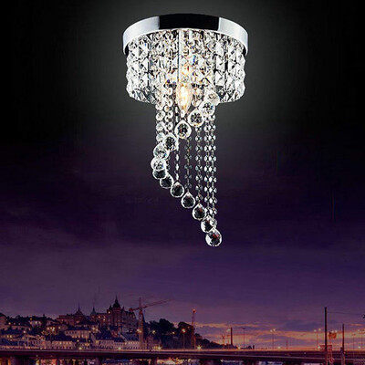 

Siaonvr 79 Crystal Chandelier Pendeant Ceiling Lamp LED Modern Light Home Decor E12