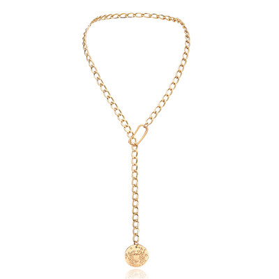 

Irregular long sweater chain necklace cancer item decoration women personality crab embossed