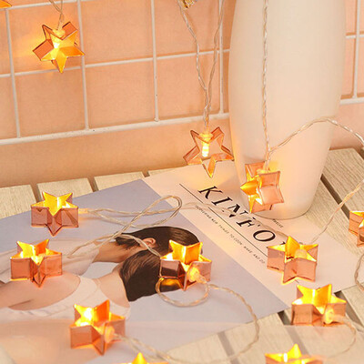 

〖Follure〗Battery Operated16M 10LED Iron Heart Light String Best Party Wedding Decoration