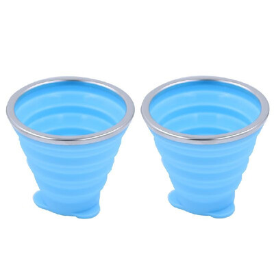 

Silicone Collapsible Travel Cup Camping Folding Cup with Lidst Retractable Large Capacity Portable Outdoor Carrying Multi-function