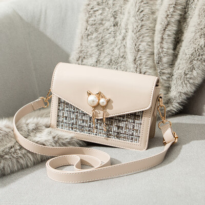 

Uh popular little girl bag fashion Korean version of small fresh single shoulder slant bag fashion 100 ins