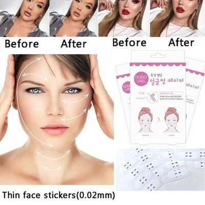

〖Follure〗Face Sticker Thin Face Stick Face Invisible Sticker Lift Tools Makeup 80pcsset