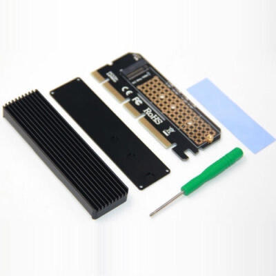 

Computer Expansion Card Adapter Led Interface M2 NVMe SSD NGFF To PCIE 30 X16