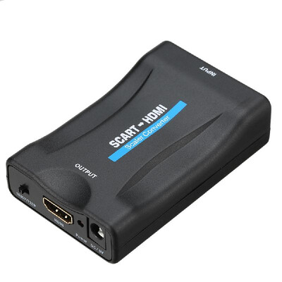 

1080P SCART to HD Converter Analog to Digital Adapter Upscaler Audio Video Converter 21Pin 60Hz for NTSC PAL Set-top Box HDTV