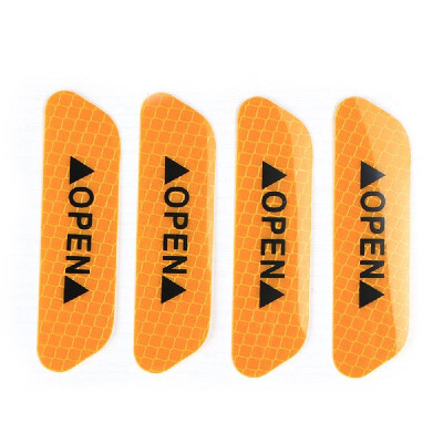 

door open safety anti-collision warning reflective stickers open long distance reflective stickers blue