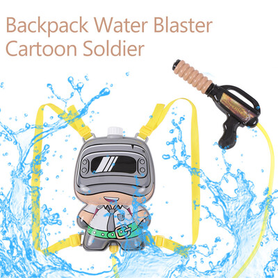 

Backpack Water Blaster Pull Water Shooter Cartoon Backpack Kids Water Toy Summer Pool Blaster
