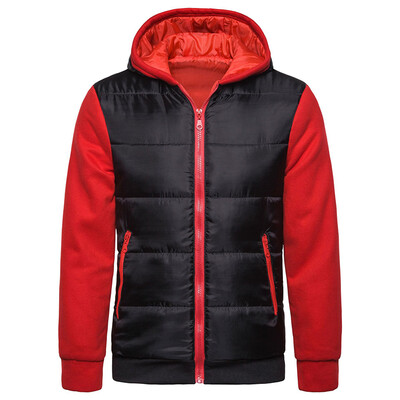 

Mens Thick Warm Hooded Short Coats Sport Jackets Winter Casual Hoodies Outwear