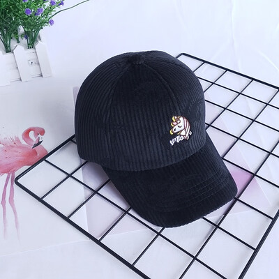 

Childrens Unicorn embroidered cap Korean version autumn&winter soft top leisure baseball cap children