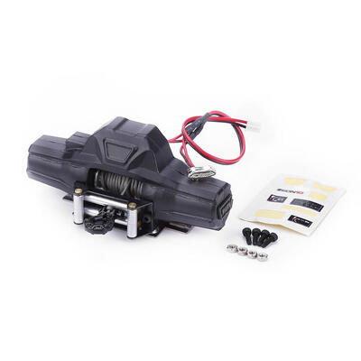 

Double Motor Metal Winch Remote Control for 110 RC Crawler Car Axial SCX10