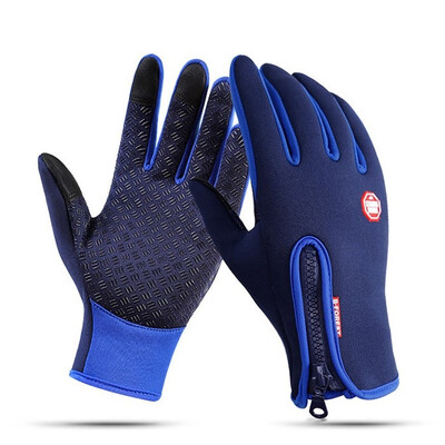 

Unisex Full Finger Touch Screen cycling glove Winter Warm Ski Gloves Handwear Riding Outdoor Hiking Windproof Leather Soft Glove