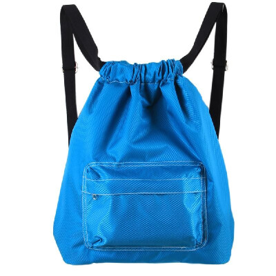 

Drawstring Backpack Waterproof Unisex Sport Storage Bag With Dry Wet Separated Compartment For Outdoors Beach Swimming Camping