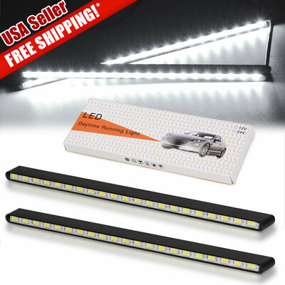 

2PCS Daytime Running Light White 9W High Power DRL Fog Driving US