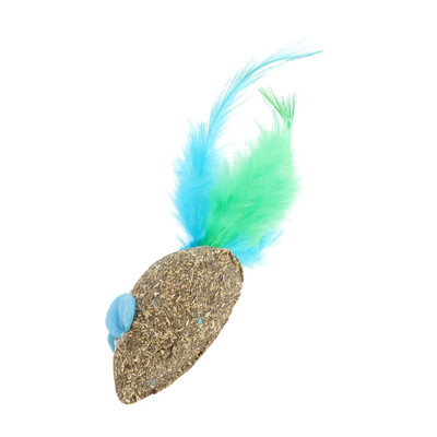 

Cat Feather Toy Natural Catnip Treat Ball Favor Chasing Pet Toys Healthy100 Safe Edible Treating Cats Play molar mouse Toy