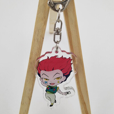 

Anime Acrylic Keychain HUNTER x HUNTER Keychain Anime Peripheral Transparent Key Pendant